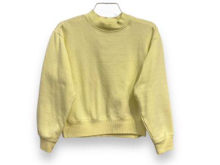 Sweatshirt Crewneck By A New Day In Yellow, Size: Xs on Sale