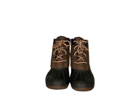 Boots Ankle Flats By Sperry In Brown, Size: 9 For Cheap