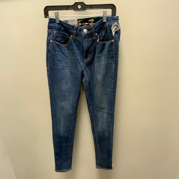 Jeans Skinny By Seven 7 In Blue Denim, Size: 6 Online now