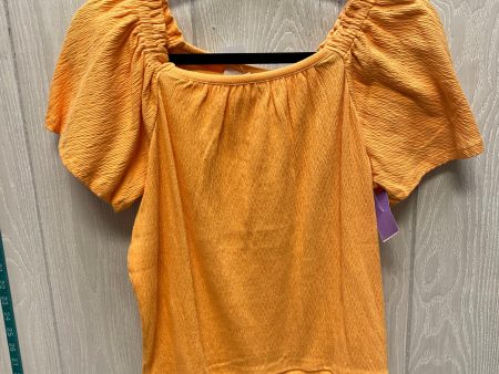 Top Short Sleeve By Loft In Yellow, Size: S Online Hot Sale