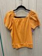 Top Short Sleeve By Loft In Yellow, Size: S Online Hot Sale