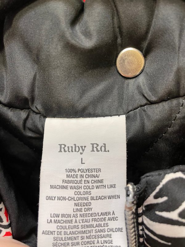 Vest Puffer & Quilted By Ruby Rd In Black & Red, Size: L Discount