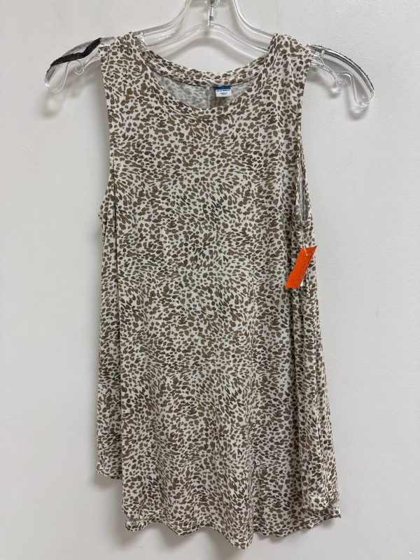 Top Sleeveless By Old Navy In Animal Print, Size: Xs on Sale