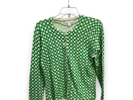 Cardigan By Charter Club In Green & White, Size: L Sale