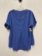 Top Short Sleeve By Cmb In Blue, Size: L Discount