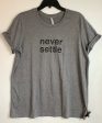 Top Short Sleeve By Fabletics In Grey, Size: Xl For Sale