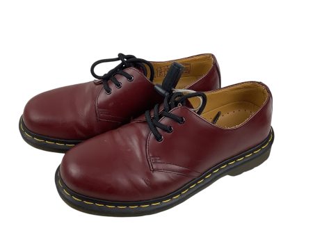 Shoes Designer By Dr Martens In Maroon, Size: 7 Online Sale