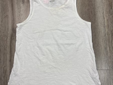 Tank Top By Old Navy In White, Size: M For Cheap