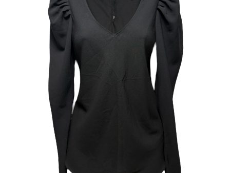 Bishop Sleeve Blouse By Maison d’ Amelie Paris In Black, Size: Xs Cheap