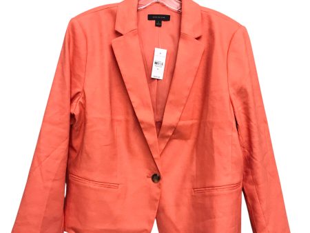 Blazer By Ann Taylor In Orange, Size:L Fashion