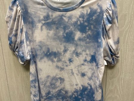 Top Short Sleeve By Grey Lab In Tie Dye Print, Size: S For Cheap