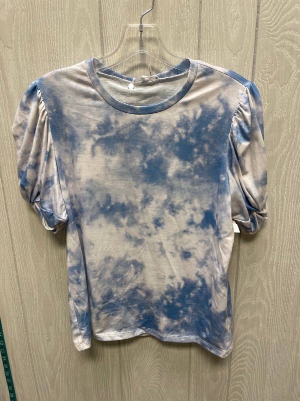 Top Short Sleeve By Grey Lab In Tie Dye Print, Size: S For Cheap