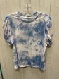 Top Short Sleeve By Grey Lab In Tie Dye Print, Size: S For Cheap