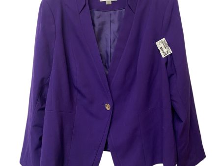 Blazer By Calvin Klein In Purple, Size: 18 For Cheap