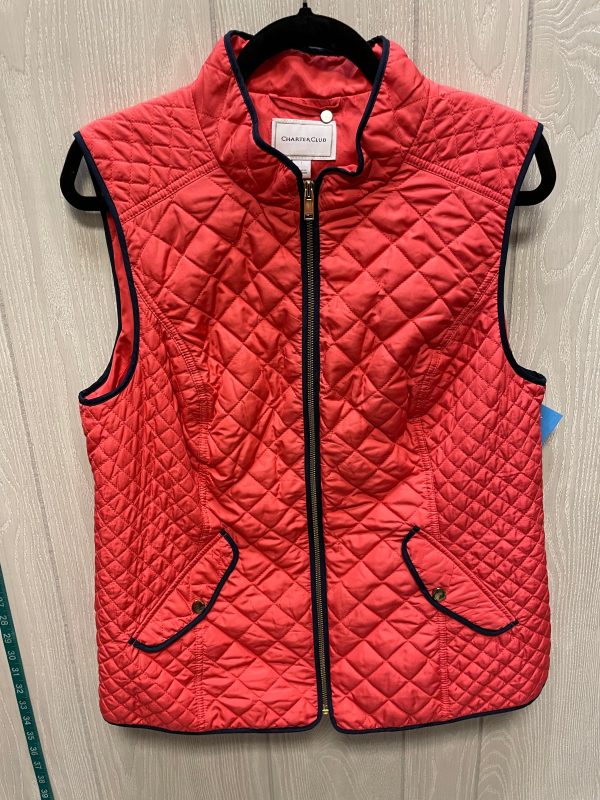 Vest Puffer & Quilted By Charter Club In Red, Size: L For Discount