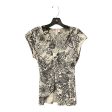 Top Short Sleeve By Sweet Pea In Black & Cream, Size: M For Sale