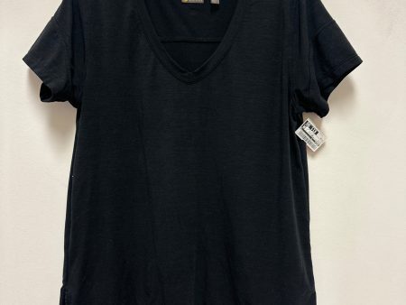 Athletic Top Short Sleeve By Zella In Black, Size: M For Discount