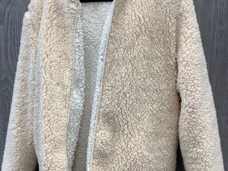 Coat Faux Fur & Sherpa By Bdg In Cream, Size: S Online Sale