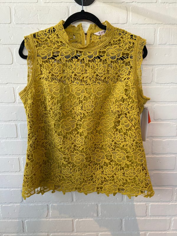 Top Sleeveless By Nanette By Nanette Lepore In Yellow, Size: L For Sale