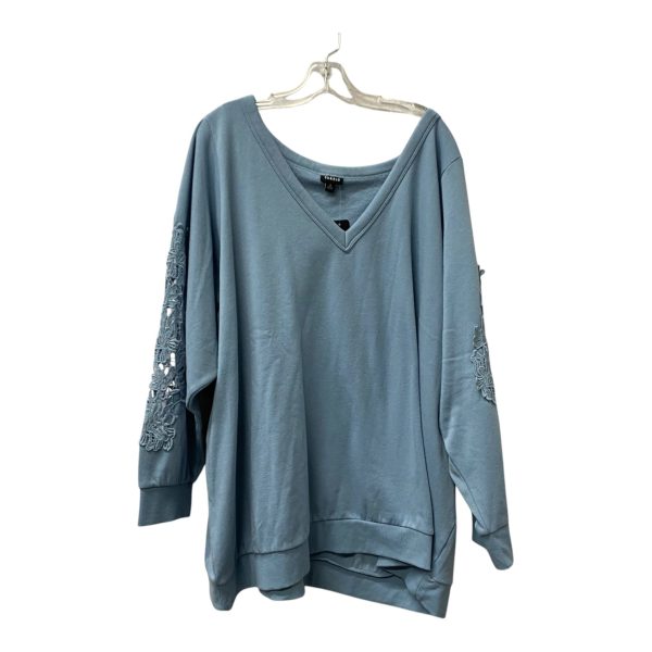 Top 3 4 Sleeve By Torrid In Blue, Size:5 Online