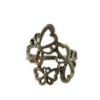 Sterling Silver Triple Butterfly Ring By Unbranded, Size: 6 Online Sale