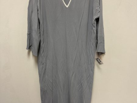 Dress Casual Maxi By Zara In Grey, Size: L Online Hot Sale