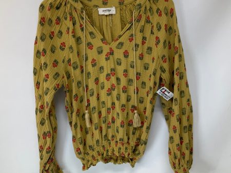 Top Long Sleeve By Porridge In Yellow, Size: Xs Cheap