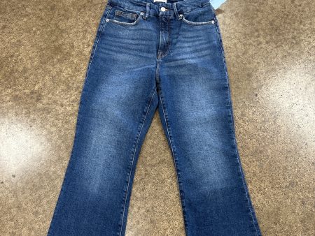 Jeans Boot Cut By Good American In Blue Denim, Size: 8 Fashion