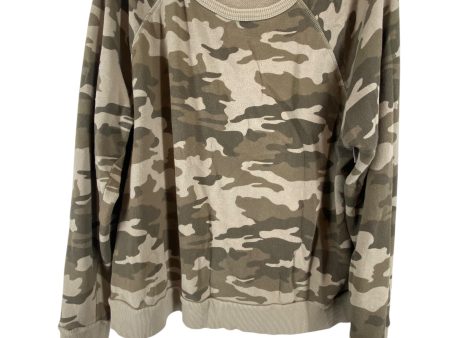 Sweatshirt Crewneck By Universal Thread In Camouflage Print, Size: L For Cheap