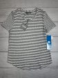 Top Short Sleeve By Marled In Striped Pattern, Size: M Cheap