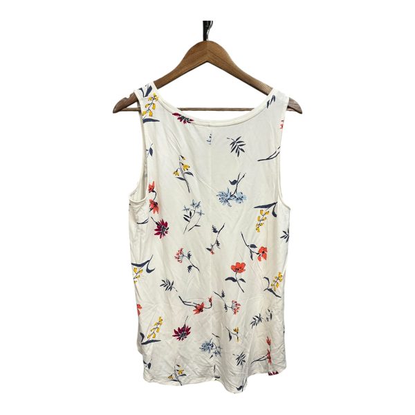 Top Sleeveless By Old Navy In Floral Print, Size: Xl Online Sale