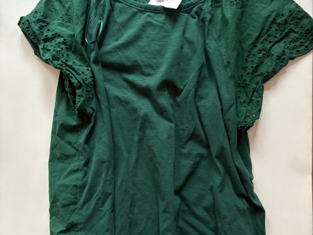 Top Short Sleeve By Lc Lauren Conrad In Green, Size: 2x For Sale