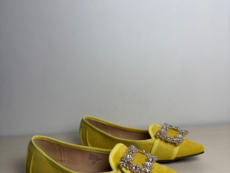 Shoes Flats By Chase + Chloe Yellow, Size: 6.5 For Sale