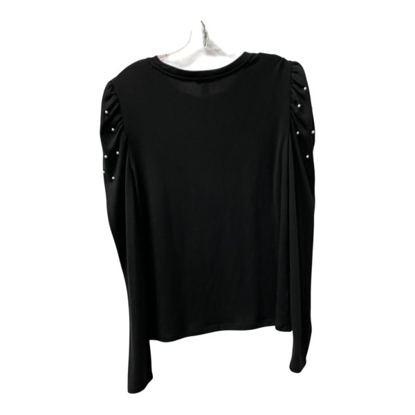 Top Ls By Ann Taylor In Black, Size:L Online Hot Sale