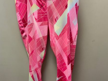 Athletic Capris By Zelos In Pink, Size: 2x Fashion