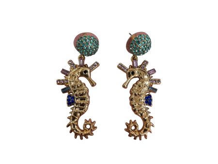 Earrings Dangle Drop By Cme In Blue Sale