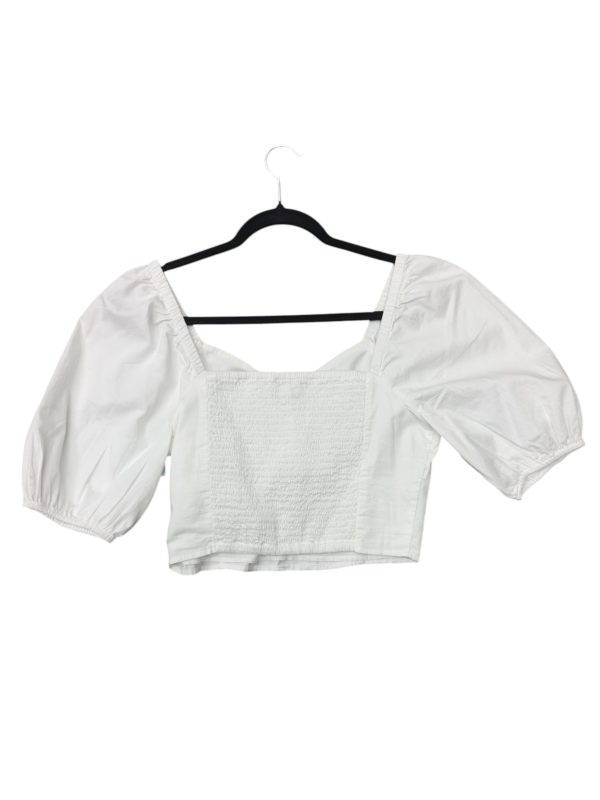 Top Short Sleeve By Clothes Mentor In White, Size: S Supply