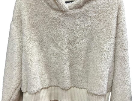 Sweatshirt Hoodie By Gap In Cream, Size: S on Sale