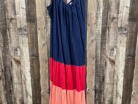 Dress Casual Maxi By Old Navy In Multi-colored, Size: Xl on Sale