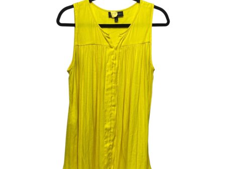 Top Sleeveless By Lane Bryant In Yellow, Size: Xl Sale