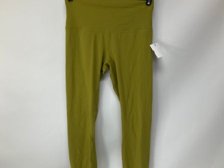 Athletic Capris By Lululemon In Green, Size: 4 For Discount