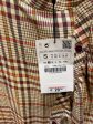 Top Long Sleeve By Zara Women In Plaid Pattern, Size: S For Sale