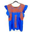 Top Short Sleeve By Clothes Mentor In Blue & Orange, Size: Xl Online Hot Sale