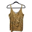 Top Sleeveless By White House Black Market In Animal Print, Size: S Online Hot Sale