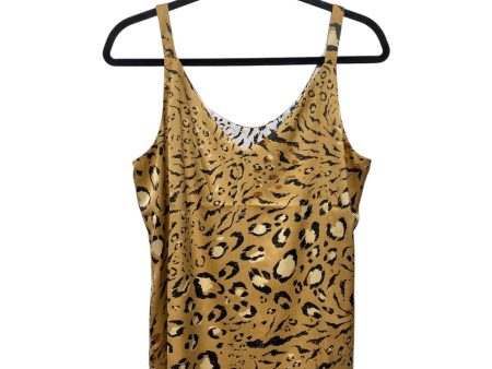 Top Sleeveless By White House Black Market In Animal Print, Size: S Online Hot Sale