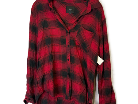 Top Long Sleeve By Rails In Red, Size: M Hot on Sale