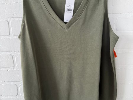 Top Sleeveless Basic By Loft In Green, Size: S Supply