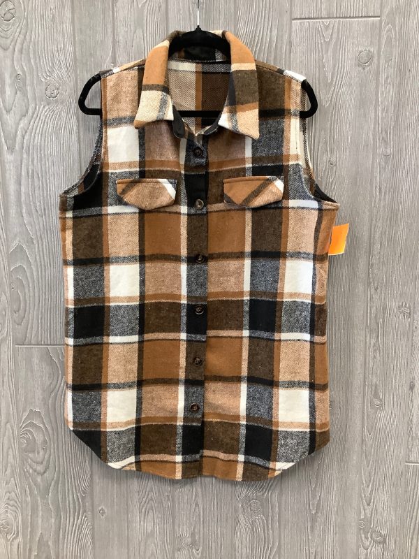 Vest Other By Clothes Mentor In Plaid Pattern, Size: Xl For Discount