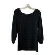 Top Ls By Ann Taylor In Black, Size:Lp For Cheap