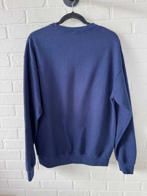 Sweatshirt Crewneck By Jerzees In Navy, Size: L Discount